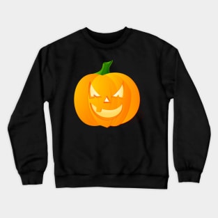 Halloween Pumpkin Evil Crewneck Sweatshirt